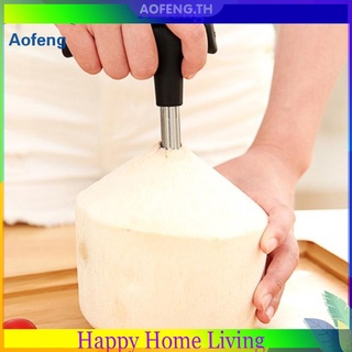 ❣Aofeng❣ Coconut Opener Tool Coco Water Punch Tap Drill Straw Open Hole Cut Gift