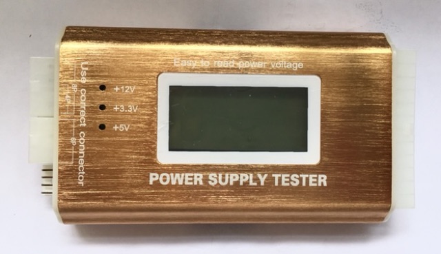 power-supply-tester-สีทอง-พร้อมส่ง