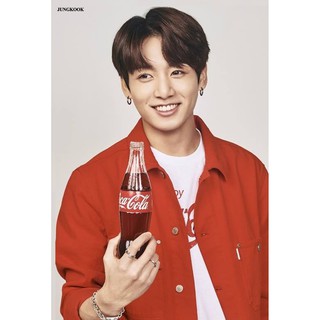 โปสเตอร์ รูปถ่าย บอยแบนด์ เกาหลี BTS 방탄소년단 Jungkook 전정국 CoCa-Cola POSTER 24"x35" นิ้ว Korea Boy Band K-pop