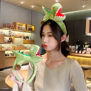 คาดผมก็อตจิน้อยอ้าปากสีเขียวอ่อน ใส่เซลฟี่สวยๆไปเลยจ้า🦖