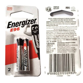 ภาพขนาดย่อของภาพหน้าปกสินค้าGP Orignal Super Alkaline Battery / Energizer ถ่านอัลคาไลน์ AAAA,4A,25A,LR8,D425,E96 จากร้าน tistyherb บน Shopee ภาพที่ 6