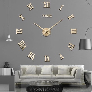 ภาพหน้าปกสินค้า[3D 15x10 ซม. นาฬิกาเลขโรมัน Diy หลากสีสําหรับตกแต่งผนังบ้านห้องนอนออฟฟิศบ้าน ที่เกี่ยวข้อง