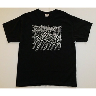 เสื้อยืด พิมพ์ลายวงร็อค BROKEN TEETH HC Hardcore สีดํา สไตล์พังก์ร็อค สําหรับผู้ชาย 664305
