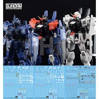 YAN Water Slide Decal 052 GHOST HG 1/144 The Blue Destiny 1.2.3 Noctilucent