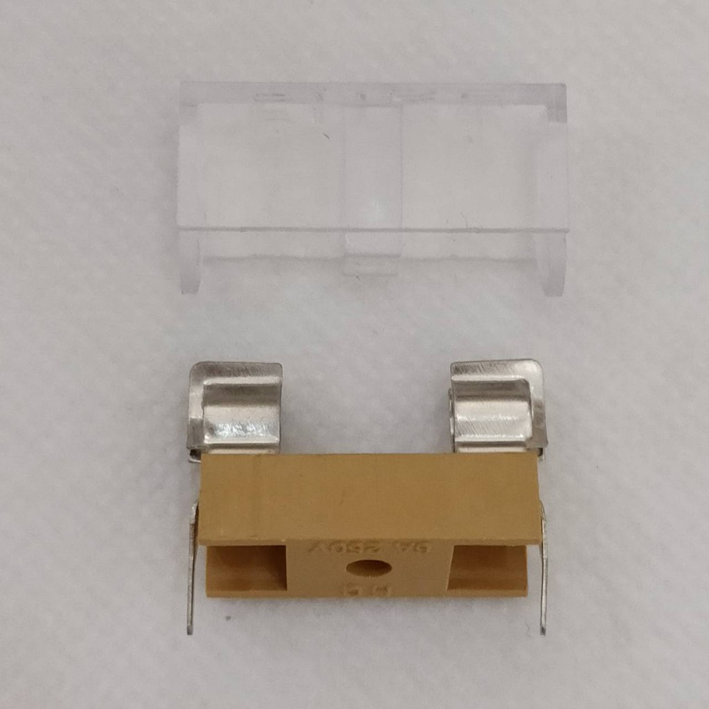 รางฟิวส์-กระบอกฟิวส์-ซองฟิวส์-ขาบัดกรี-fuse-holder-6a-250v-รางฟิวส์-hq-1-ตัว