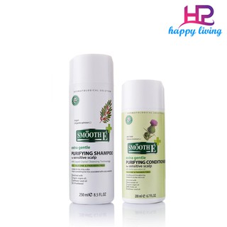 Smooth E Purifying Shampoo และ Smooth E Purifying Conditioner เเก้ผมร่วง บำรุงหนังศรีษะ ขนาด 250 มล