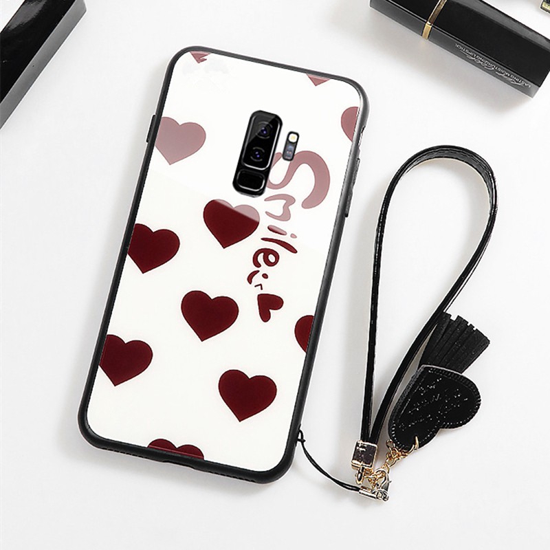 เคสเคสโทรศัพท์มือถือลายหัวใจสําหรับ-samsung-galaxy-s-8-s-9-plus-s9