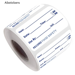 [ASstickers] 500pcs/roll Kitchen Sticker Refrigerator Freezer Food Storage Date Content Label HOT