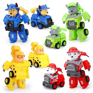 พร้อมส่ง✅ของเล่นเ Paw Patrol ของเล่น Dog ของเล่นแปลงร่าง หุ่นยนต์ของเล่น ของขวัญสำหรับเด็ก