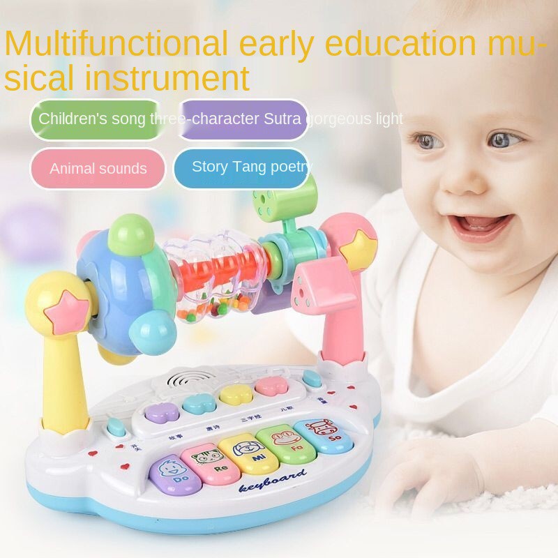 ของเล่นและของสะสม-ของเล่นเด็กปฐมวัยสั่น0ถึง3-6-8-12เดือนทารกอายุ1ปีพัฒนาสติปัญญาของขวัญเด็กชายและเด็กหญิง