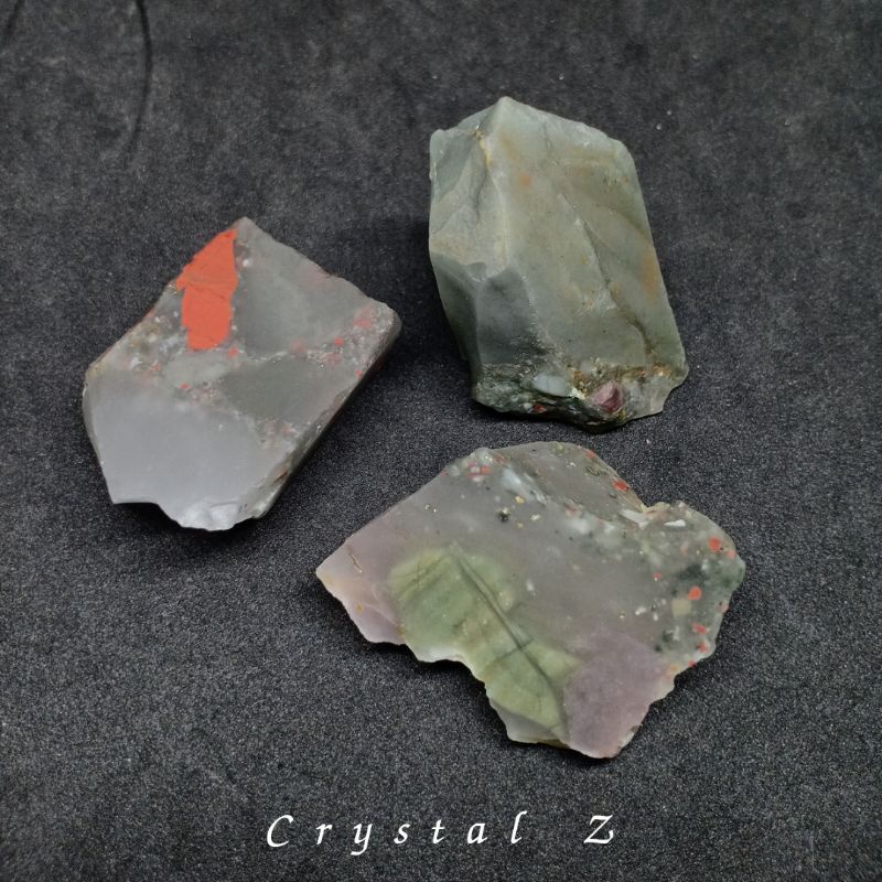 บลัดสโตน-blood-stone-หินเลือด-หินดิบ-หินธรรมชาติ