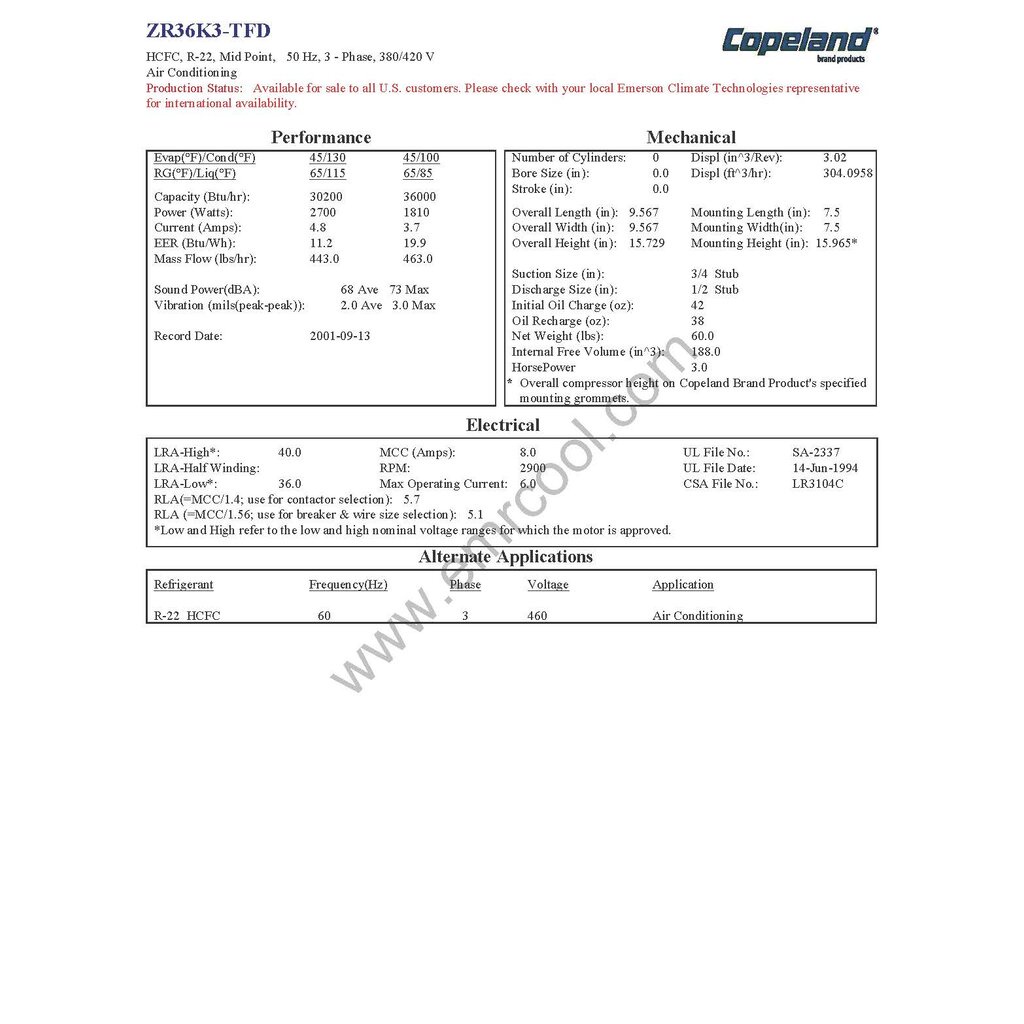 copeland-โคปแลนด์-คอมเพรสเซอร์-zr36k3-tfd-522-ขนาด-30-200-btu