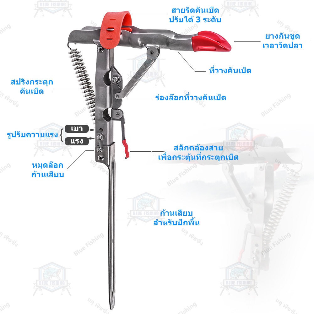 อุปกรณ์กระตุกคันเบ็ด-อัตโนมัติ-พร้อมคู่มือภาษาไทย-เหมาะสำหรับ-ตกปลา-หน้าดิน-ที่วางคันเบ็ด-วัดคันเบ็ด-วัดปลา-ap-508