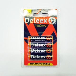 ถ่านคุณภาพดี Deleex 1.2V AAA แพค 4 ก้อน ราคาพิเศษ