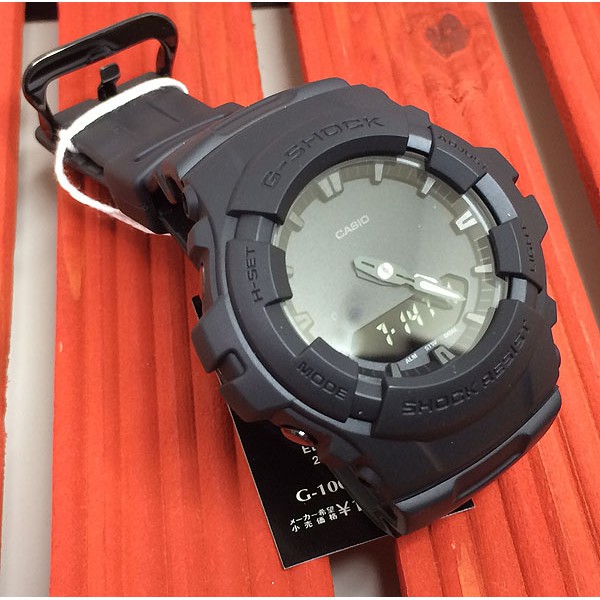 พร้อมส่ง-นาฬิกาข้อมือ-casio-g-shock-รุ่น-g-100bb-1adr-ดำล้วน-ประกัน-พร้อมกล่อง