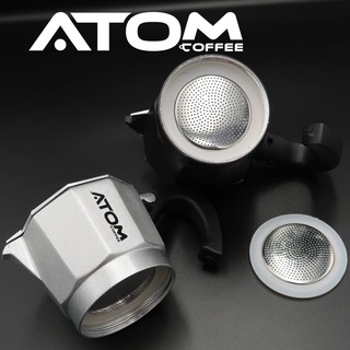 ภาพขนาดย่อของภาพหน้าปกสินค้าATOM COFFEE อะไหล่ยางซิลิโคน รังผึ้งสแตนเลส MOKA Pot ขนาด 3 ,4 , 6, 9 ใช้ได้ทุกกา เปลี่ยนให้ทน เปลี่ยนเป็นสแตนเลส จบเลย จากร้าน atom_coffee บน Shopee