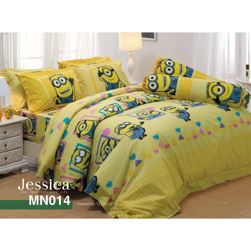 mn014-ผ้าปูที่นอน-ลายการ์ตูน-jessica