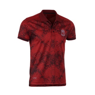 เช็คไซด์ก่อนสั่งซื้อ   เสื้อโปโล ลิเวอร์พูล LFC-PL-HG 008 สีเลือดหมู DK RED