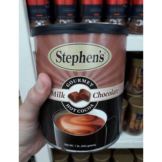 ❤️ไม่แท้คืนเงิน❤️ STEPHENS Gourmet Milk Chocolate Hot Cocoa สตีเฟนส์ มิลค์ ช็อกโกแลต ปรุงสำเร็จรูป (USA Imported) 454g.