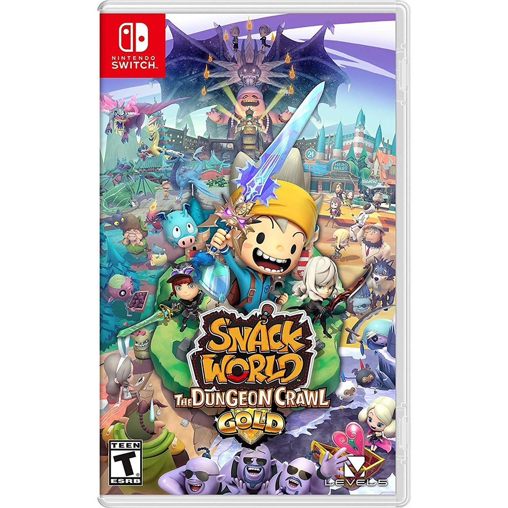 ภาพหน้าปกสินค้าNSW SNACK WORLD: THE DUNGEON CRAWL GOLD (US) (เกม Nintendo Switch )