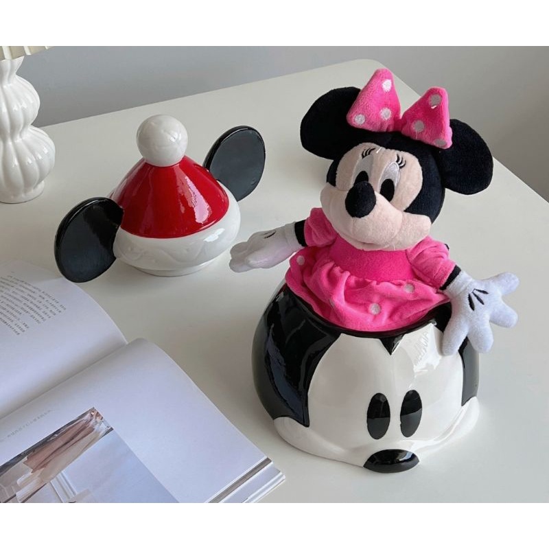 โถใส่ของลายmickey-mouse