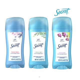 พร้อมส่ง 🇺🇸 ระงับกลิ่นกาย Secret® pH Balanced Invisible Solid Antiperspirant/Deodorant