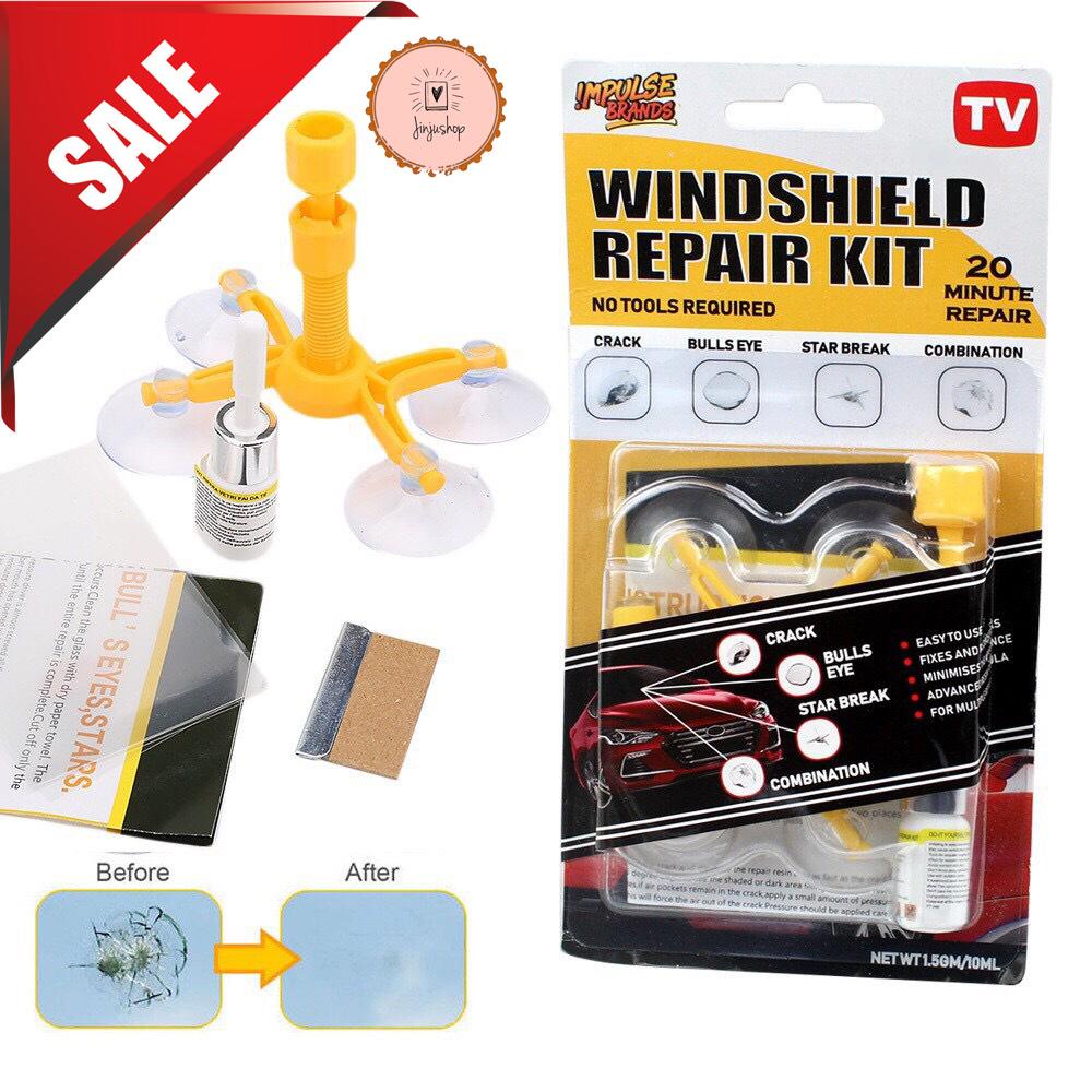 ชุดซ่อมกระจกรถ-กระจกแตก-กระจกร้าว-windshield-repair-kits-windshield-repair-kits