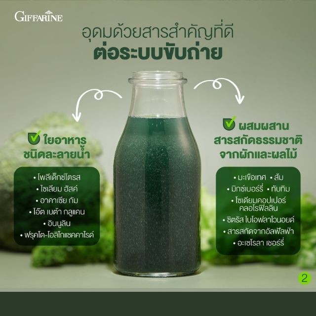 phyto-fiber-giffarine-ไฟโต-ไฟเบอร์-กิฟฟารีน-detox-ลำใส้-อาหารเสริม-ดีท็อกซ์-ลำใส้