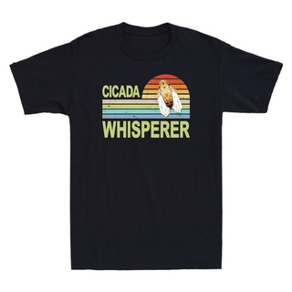 [S-5XL] เสื้อยืด ผ้าฝ้าย พิมพ์ลายกราฟฟิค แมลง Cicada Whisperer สไตล์คลาสสิก สําหรับผู้หญิง