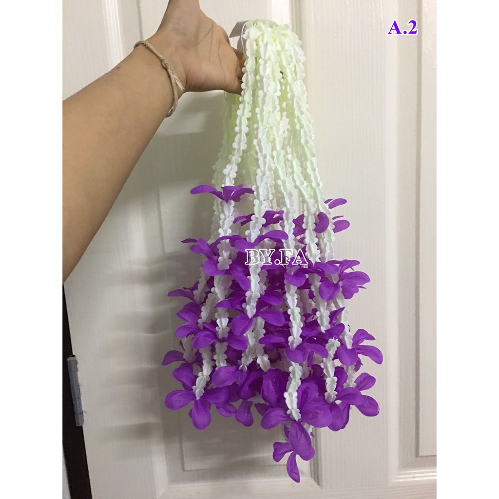 พวงมาลัยฮาวาย-พวงมาลัยดอกลีลาวดี-แบบครึ่งพวง-พวงมาลัยสงกรานต์-no-085