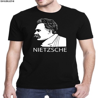 [S-5XL] เสื้อยืดผ้าฝ้าย พิมพ์ลาย Friedrich Nietzsche sbz156 COpenh77HDpldf43