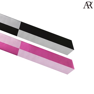 ANGELINO RUFOLO Necktie(NTS-กฟ.008) เนคไทผ้าไหมทออิตาลี่คุณภาพเยี่ยม ดีไซน์ Black-Pink สีดำ/ชมพู