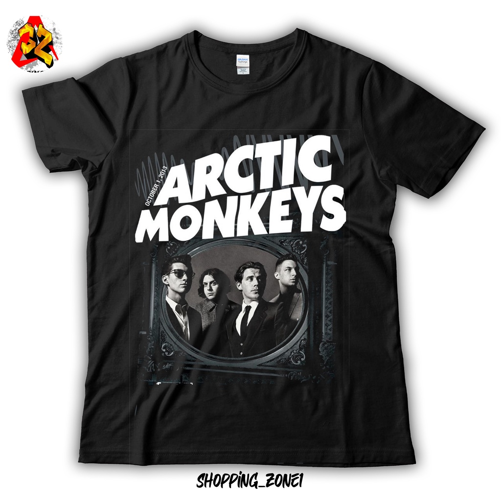 เสื้อยืดผู้ชาย-เสื้อยืด-พิมพ์ลายลิงอาร์กติก-สไตล์วินเทจ-s-5xl