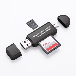 Micro USB SD TF OTG Card Reader สำหรับโทรศัพท์มือถือแล็ปท็อป