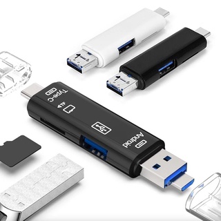 2021ใหม่USB3.1 Card Reader SD TF Micro SD Card ReaderประเภทC USB C Micro USBหน่วยความจำOTG Card ReaderสำหรับDropshipping