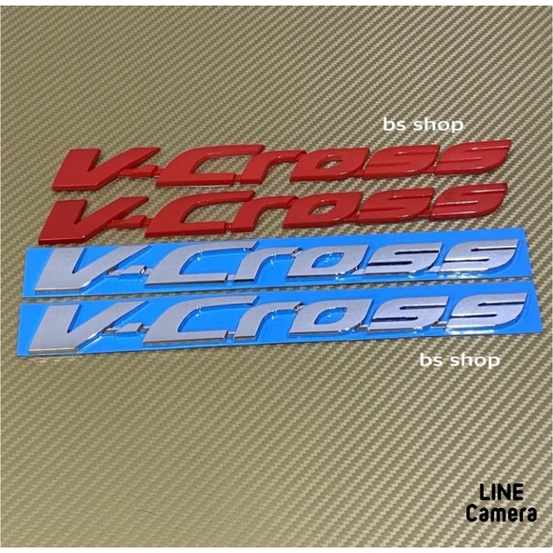 โลโก้-v-cross-ติดข้างประตู-d-max-ออนิว-ปี-12-19-ขนาด-2-7-x-25-5-cm-ราคาต่อคู่