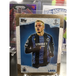 2021-22 Topps Gold X Tyson Beck UEFA Champions League Soccer Cards Club Brugge