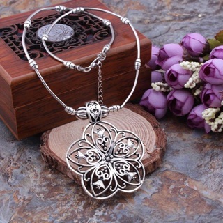 🌟 พร้อมส่ง 🌟 Vintage Tibetan Silver Jewelry Necklaces