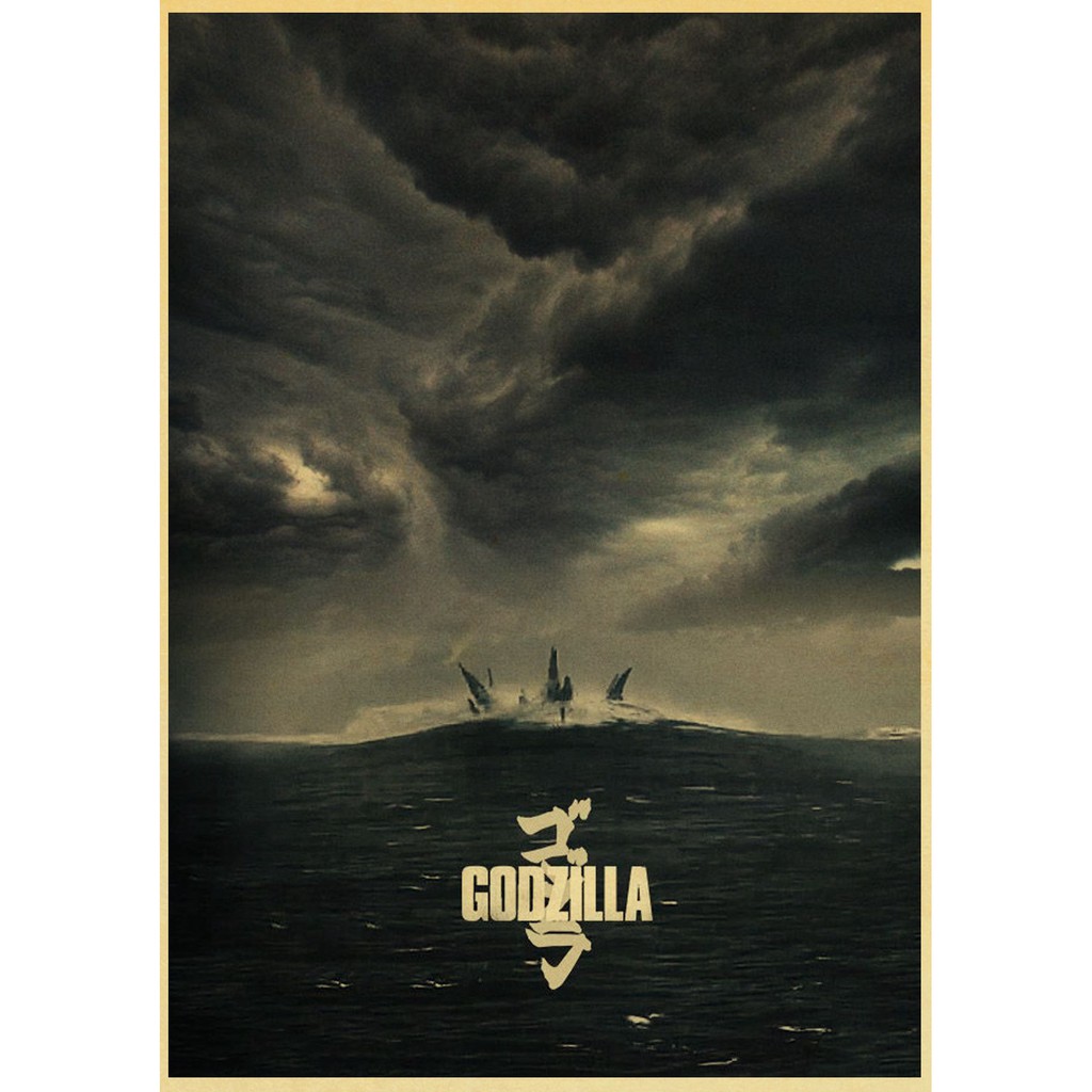 โปสเตอร์ภาพยนตร์ Godzilla Retro สําหรับตกแต่งบ้าน | Shopee Thailand