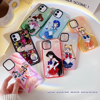 เคสโทรศัพท์มือถือแบบนิ่ม กันกระแทก ลายการ์ตูนเซเลอร์มูน ยูแรนัส Casetify สําหรับ iPhone 15 Pro Max 14 13 12 11