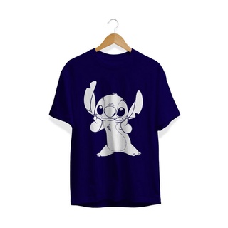 เสื้อยืดแขนสั้น ผ้าฝ้าย ลาย STITCH DISNEY LILO AND STITCH ยุค 30