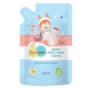 สินค้า Lamoon  ละมุน ออร์แกนิค  น้ำยาล้างขวดนม ออร์แกนิค (Refill)