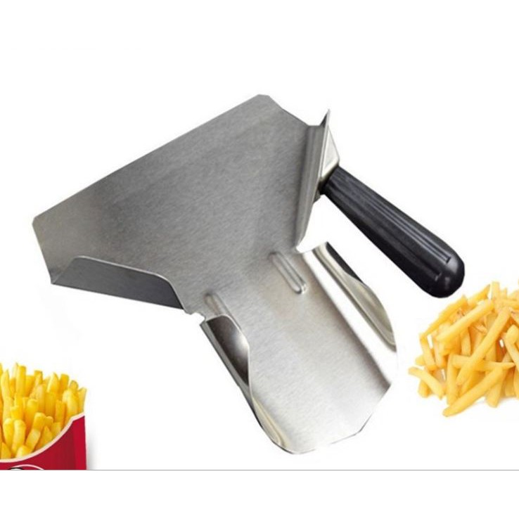 ที่ตักเฟรนฟราย-มันฝรั่ง-ใส่ถุง-มือจับข้างขวา-french-fry-bagger-single-handle