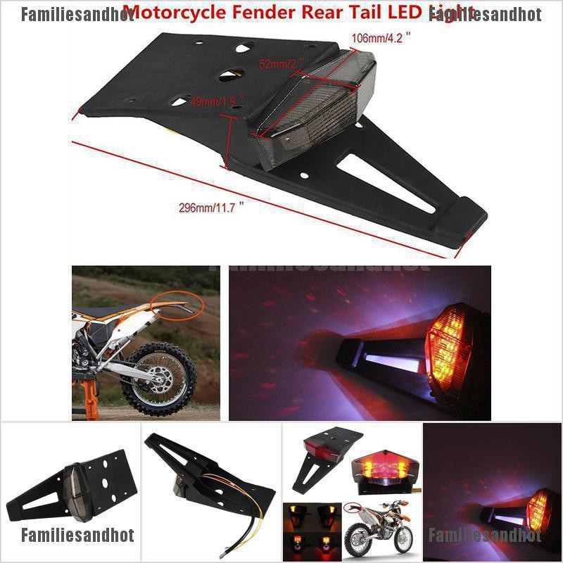 familiesandhot-ไฟเบรกท้ายรถจักรยานยนต์-led-สําหรับ-crf-ktm-exc-wrf