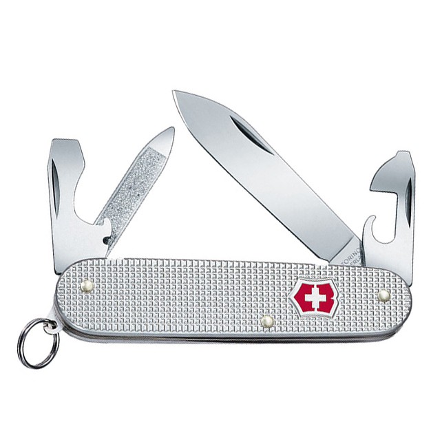 มีดพับ-victorinox-cadet-silver-alox