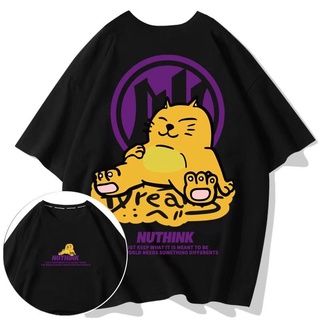 เสื้อยืดแขนสั้น ทรงหลวม ขนาดใหญ่พิเศษ เข้ากับทุกการแต่งกาย แฟชั่นคู่รัก สไตล์ญี่ปุ่น สําหรับผู้ชาย