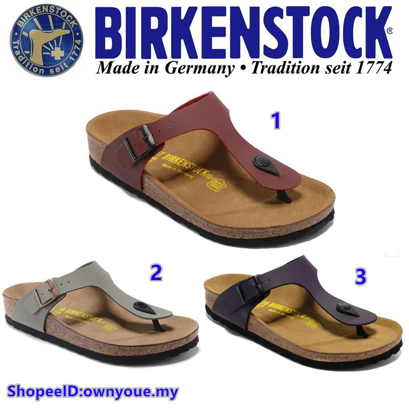 birkenstock-men-women-classic-matte-cork-flip-flops-beach-casual-shoes-gizeh-series-34-46