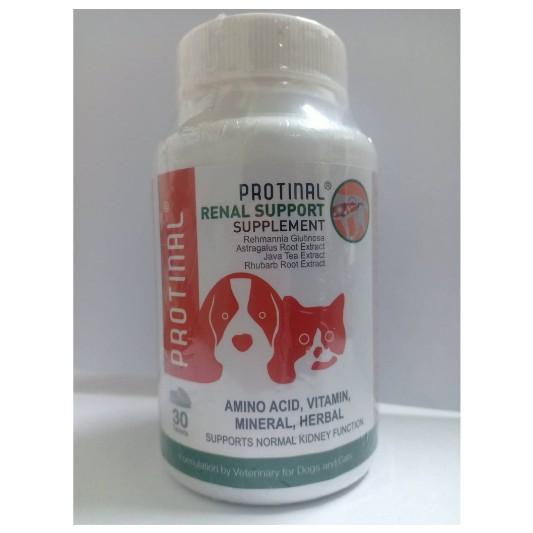 protinal-วิตามินบำรุงไต-สำหรับสุนัขและแมว-โปรตินัล-30-เม็ด