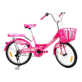 จักรยานแม่บ้าน จักรยานแม่บ้าน LA HELLO KITTY 20" CJ ชมพู จักรยาน กีฬาและฟิตเนส CITY BIKE LA HELLO KITTY 20" CJ PINK