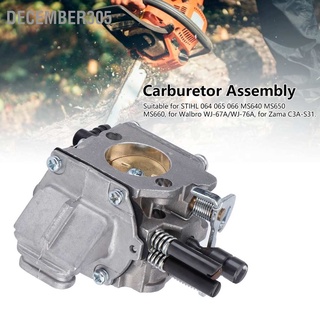 December305 Carburetor for STIHL 064 065 066 MS640 MS650 MS660 Walbro WJ-67A/WJ-76A Zama C3A-S31